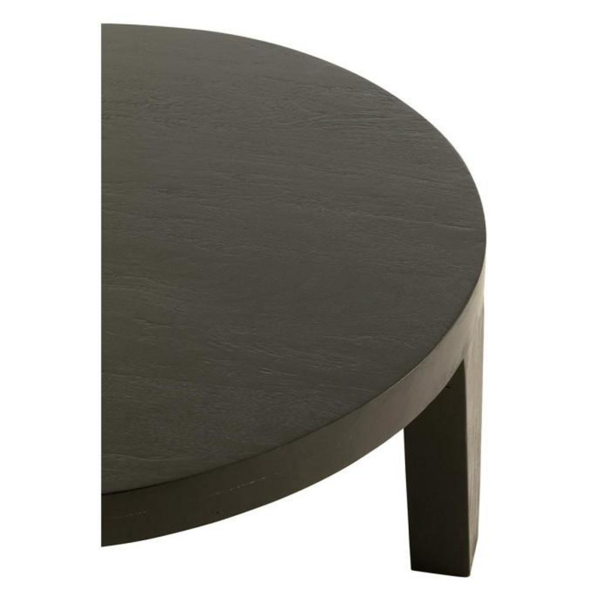 Paris Prix Table Basse en Bois  Reggie  80cm Noir