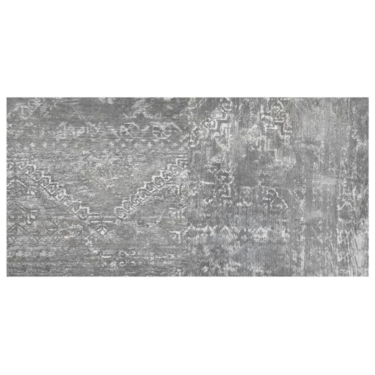 VIDAXL Dalles de plancher autoadhesives 20 pcs PVC 1,86 m² gris beton