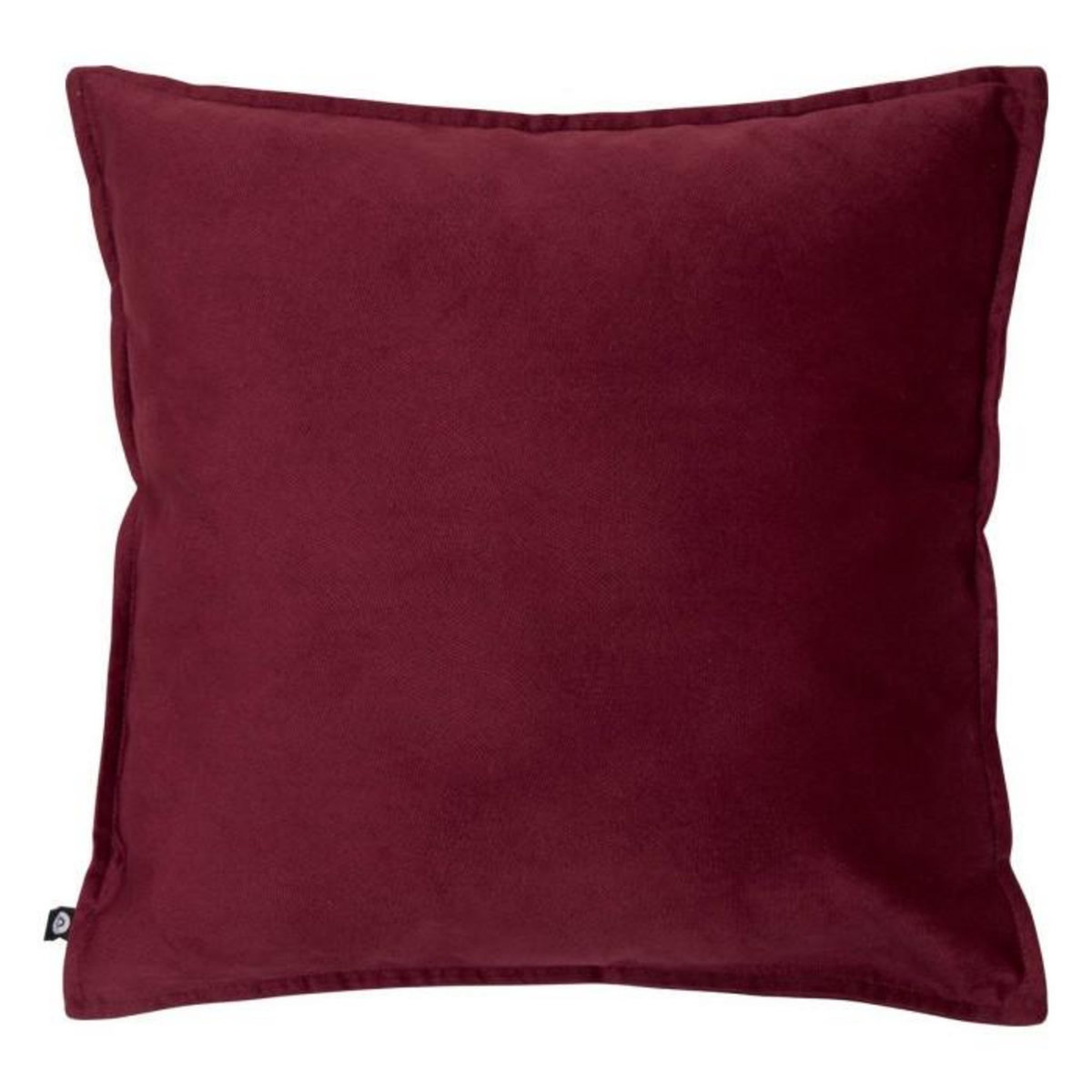 ATMOSPHERA Coussin Déco Uni  Lilou  45x45cm Rouge Grenat