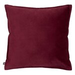 ATMOSPHERA Coussin Déco Uni  Lilou  45x45cm Rouge Grenat