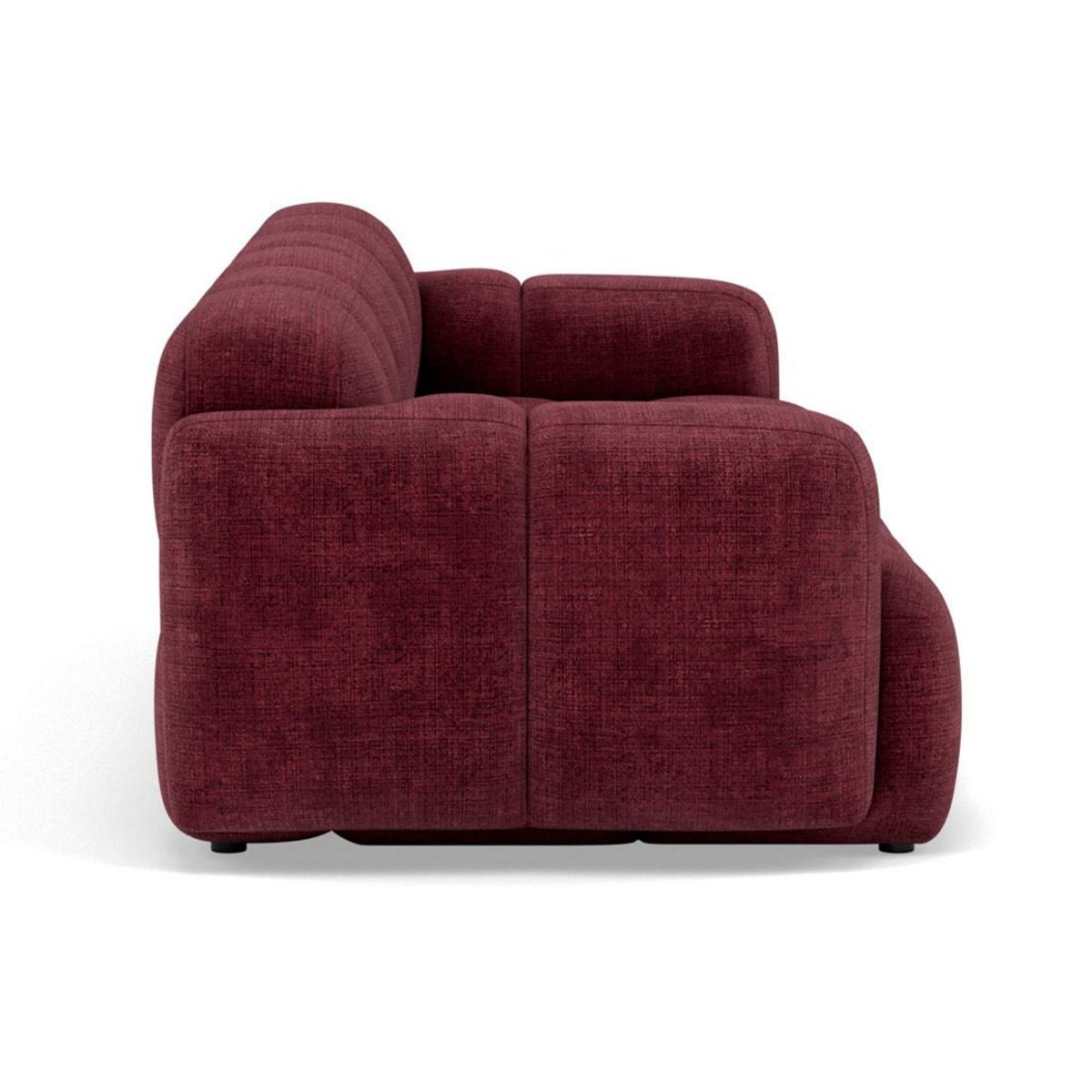 LISA DESIGN Grace - canapé modulable 3 places en velours texturé