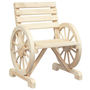 Voir la diapositive 4 : VIDAXL Chaises de jardin lot de 2 58x58x78,5 cm bois de sapin massif