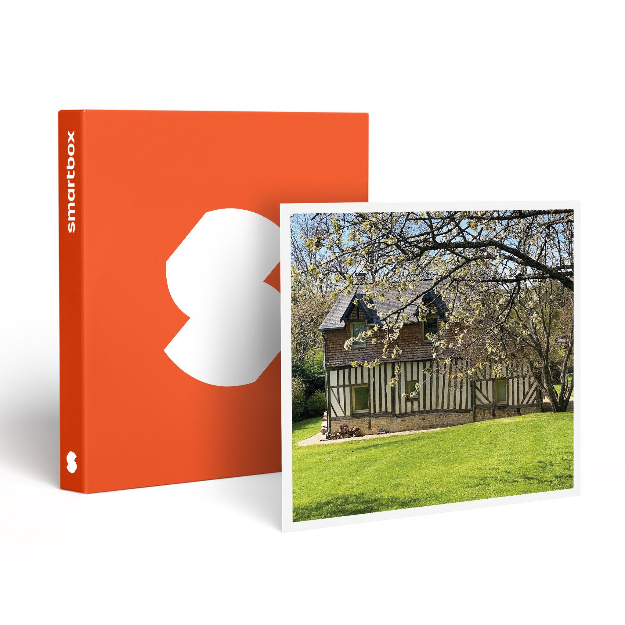 Smartbox 3 jours en maison normande avec dîners, modelage et accès libre au bain bouillonnant près de caen - coffret cadeau séjour