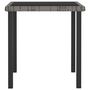 Voir la diapositive 4 : VIDAXL Ensemble a manger de jardin 5 pcs Resine tressee Gris