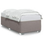 Voir la diapositive 2 : VIDAXL Cadre de lit sans matelas taupe 100x200 cm tissu