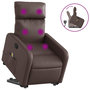 Voir la diapositive 2 : VIDAXL Fauteuil inclinable de massage Marron Similicuir