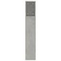 Voir la diapositive 4 : VIDAXL Armoire de tete de lit Gris beton 200x18,5x104,5 cm