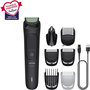 Voir la diapositive 1 : Philips Tondeuse multi usages MG3935/15 Series 3000, 9 hauteurs de coupe, précision 1 mm, autonomie 70mn