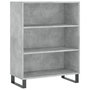 Voir la diapositive 4 : VIDAXL Buffet gris beton 69,5x32,5x180 cm bois d'ingenierie