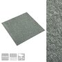 VIDAXL Dalles de tapis de sol 20 pcs 5 m^2 50x50 cm Vert
