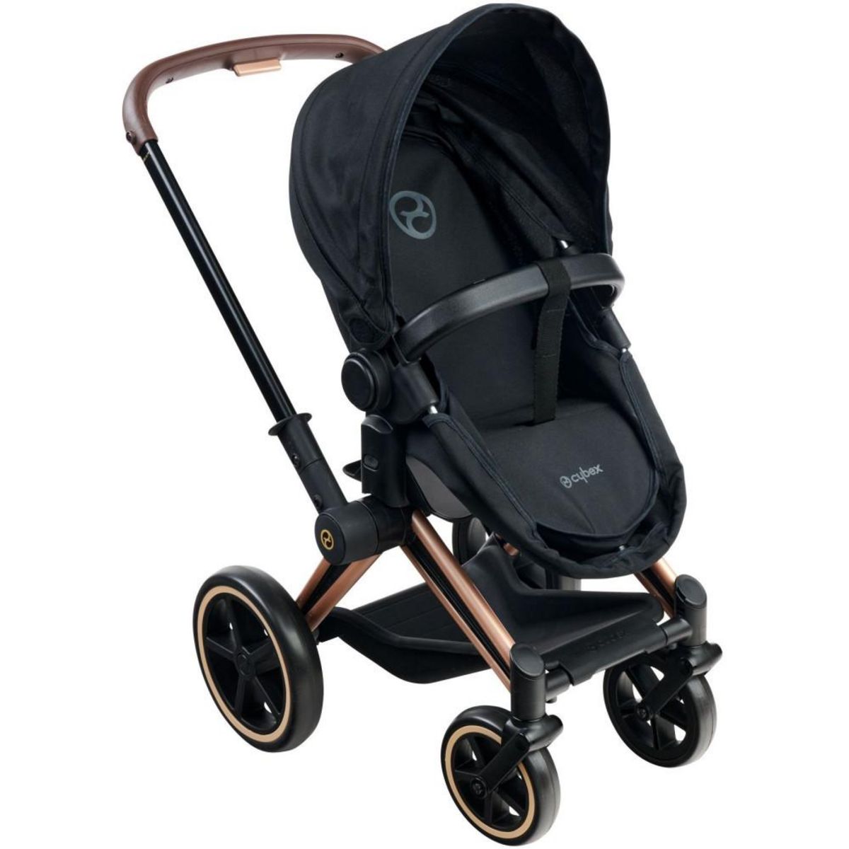 Corolle Landau 3 en 1 Cybex Priam Noir pour poupon 36 / 42 / 52 cm
