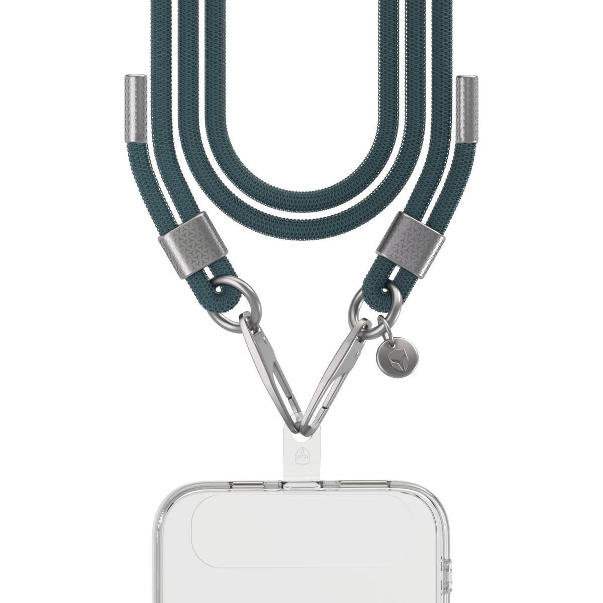 FORCE CASE Bandoulière Cordon Verte détails silver