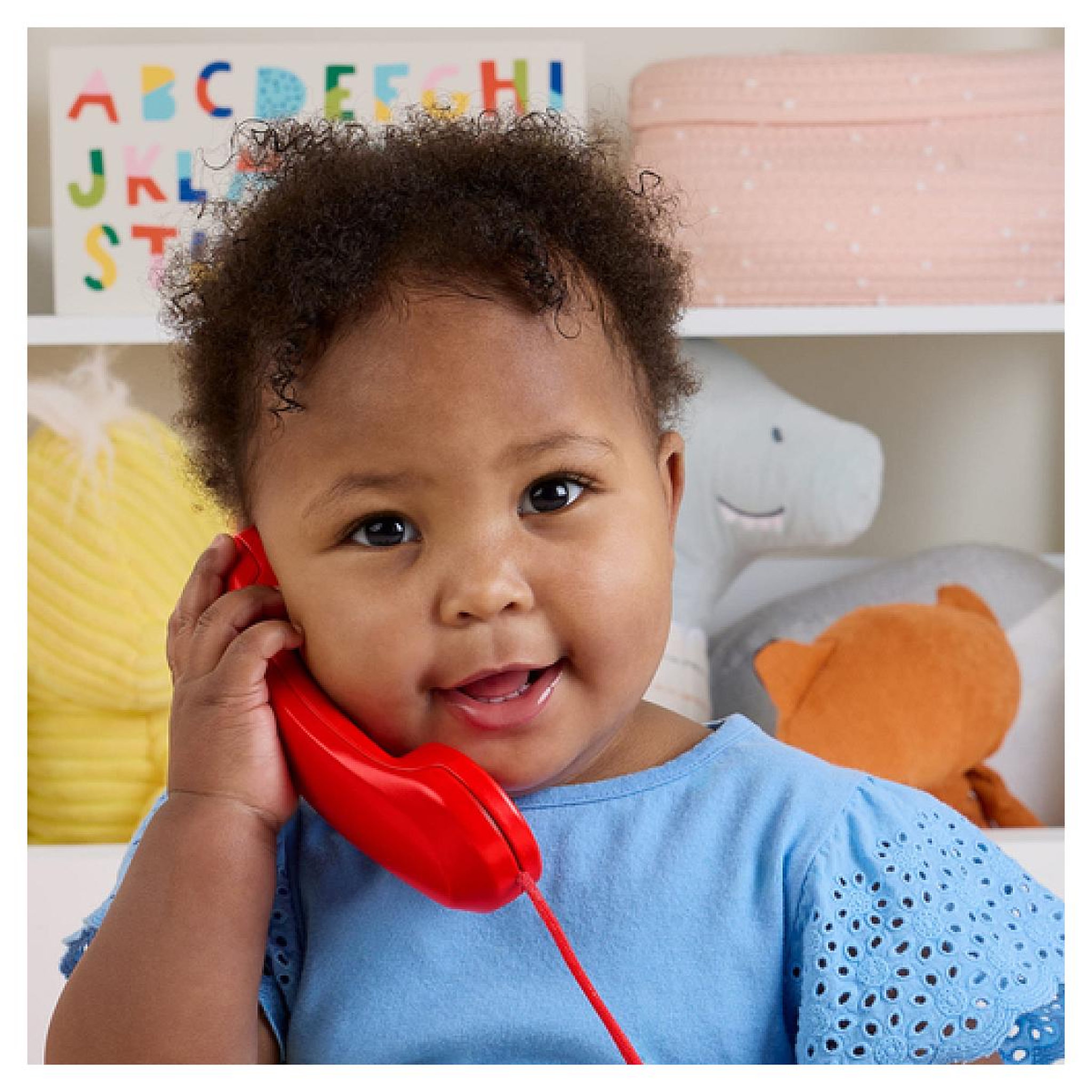 Voir la diapositive 4 : MATTEL Fisher-Price – Téléphone anime rouge