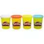 HASBRO Play-Doh 4 pots couleurs de pâte à modeler