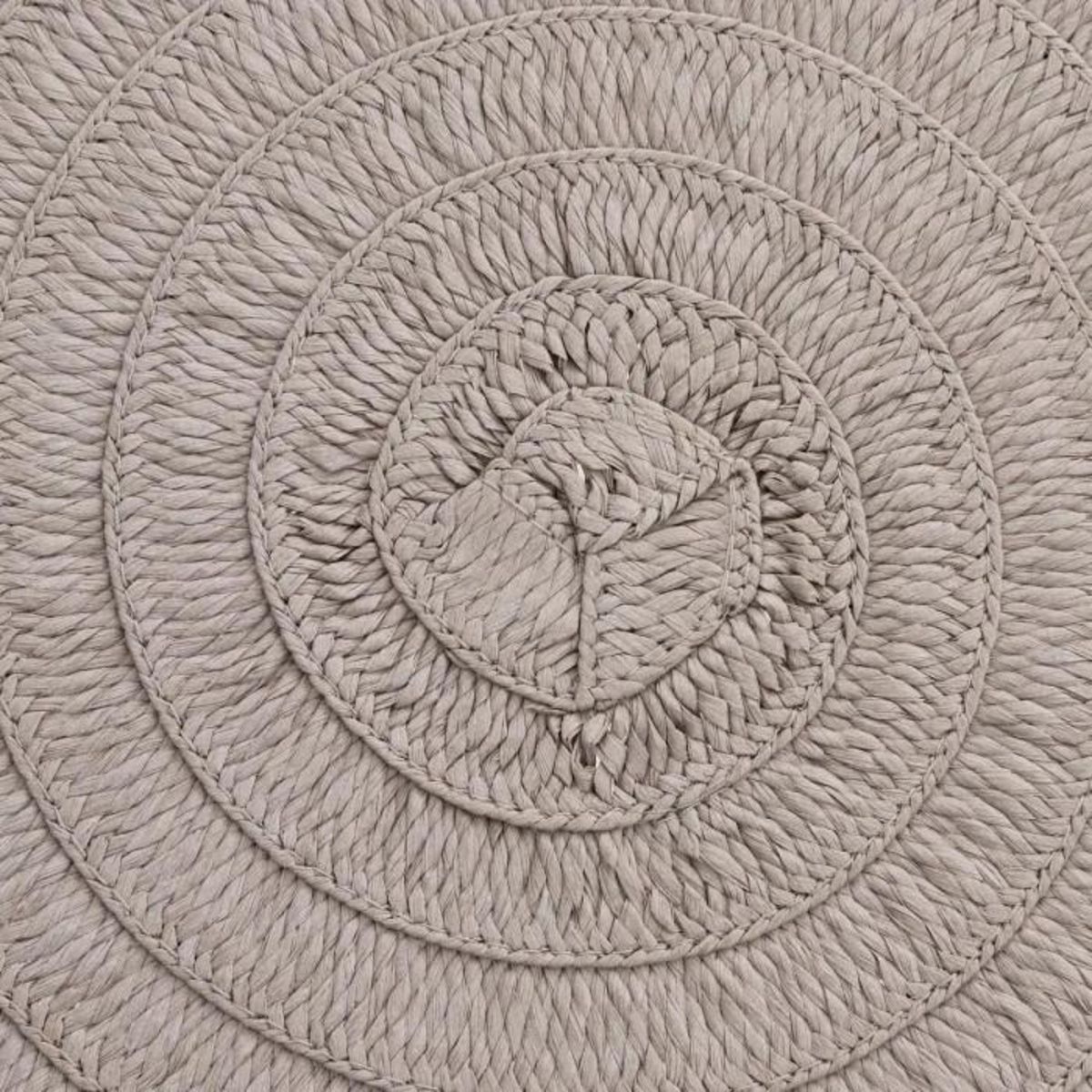 SECRET DE GOURMET Set de Table Déco  Olivia  38cm Gris Clair