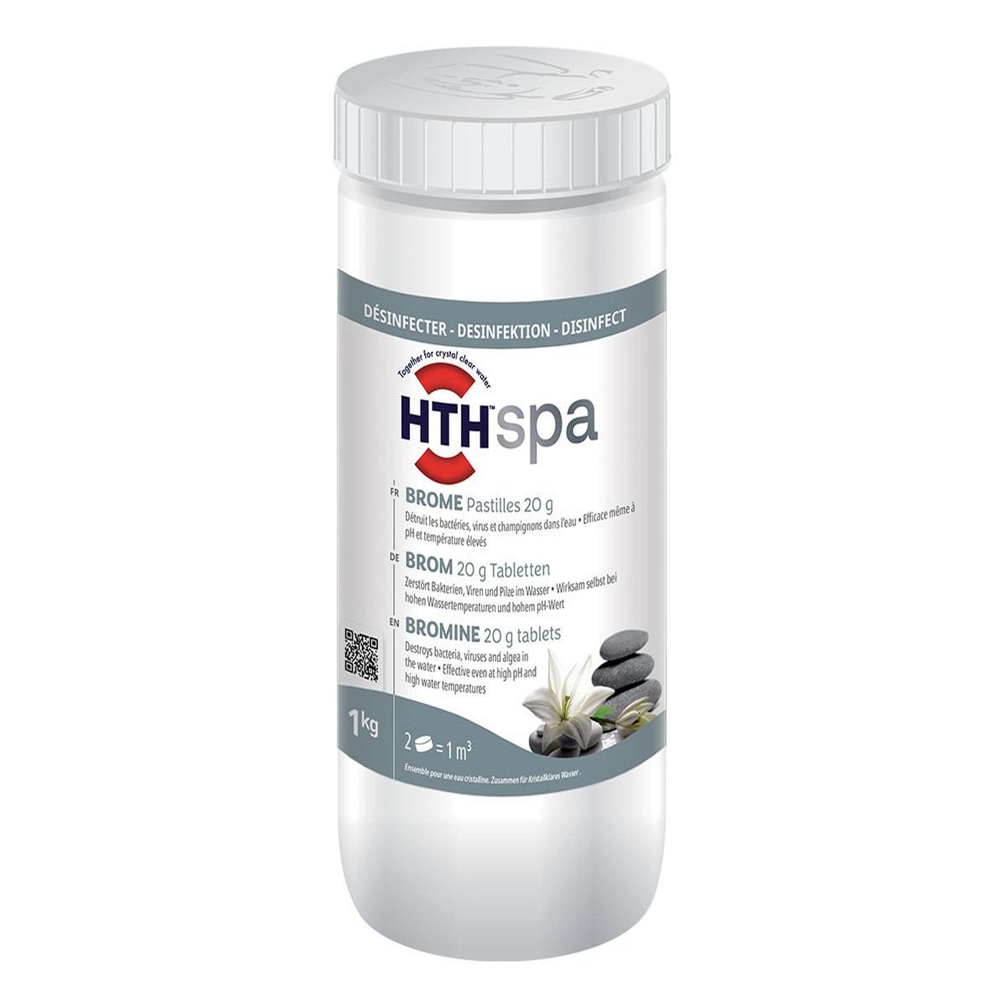 HTH Brome pastille pour spa 1 kg - HTH