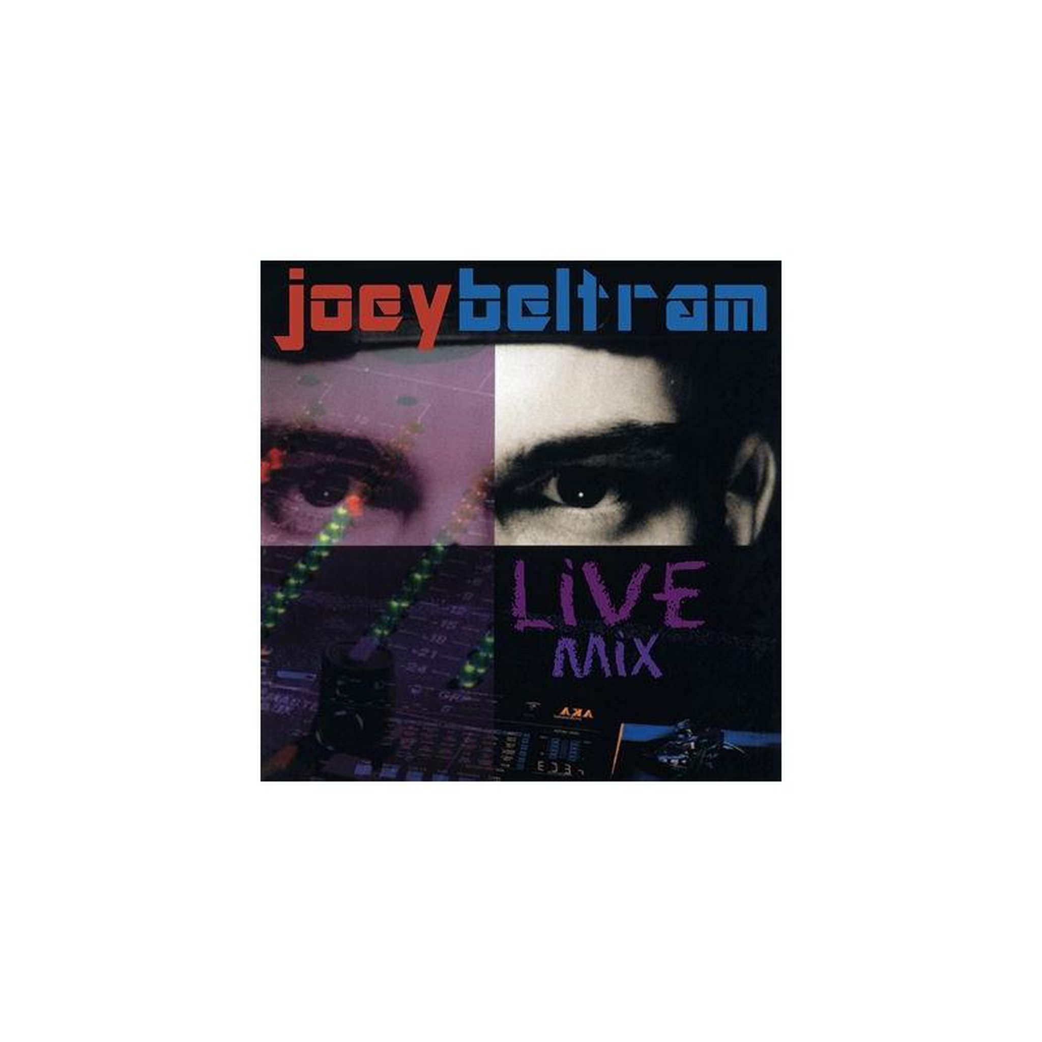 Vinyle live mix joey beltram techno en 1 lp vinyle rouge translucide