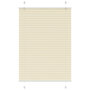 Voir la diapositive 1 : VIDAXL Store plisse creme 95x100 cm largeur du tissu 94,4 cm polyester