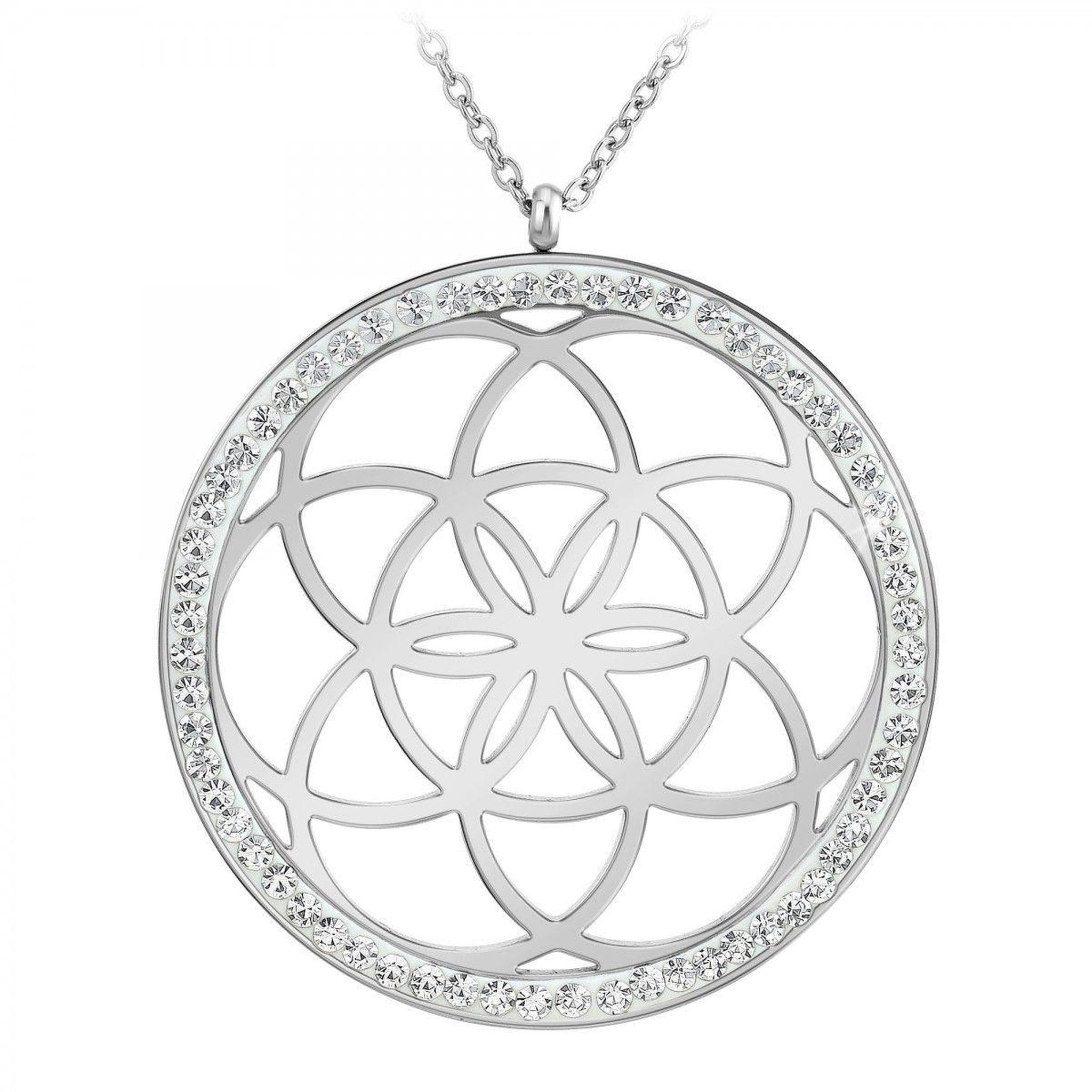SC CRYSTAL Collier SC Crystal orné de Cristaux scintillants