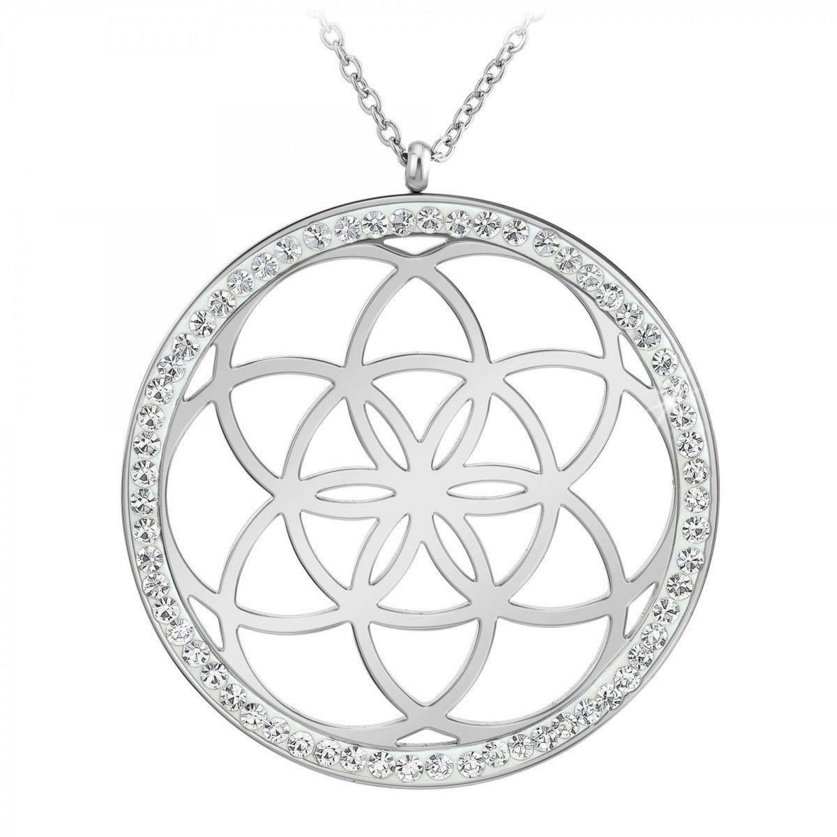 SC CRYSTAL Collier SC Crystal orné de Cristaux scintillants