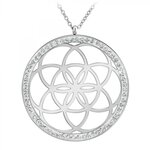 SC CRYSTAL Collier SC Crystal orné de Cristaux scintillants