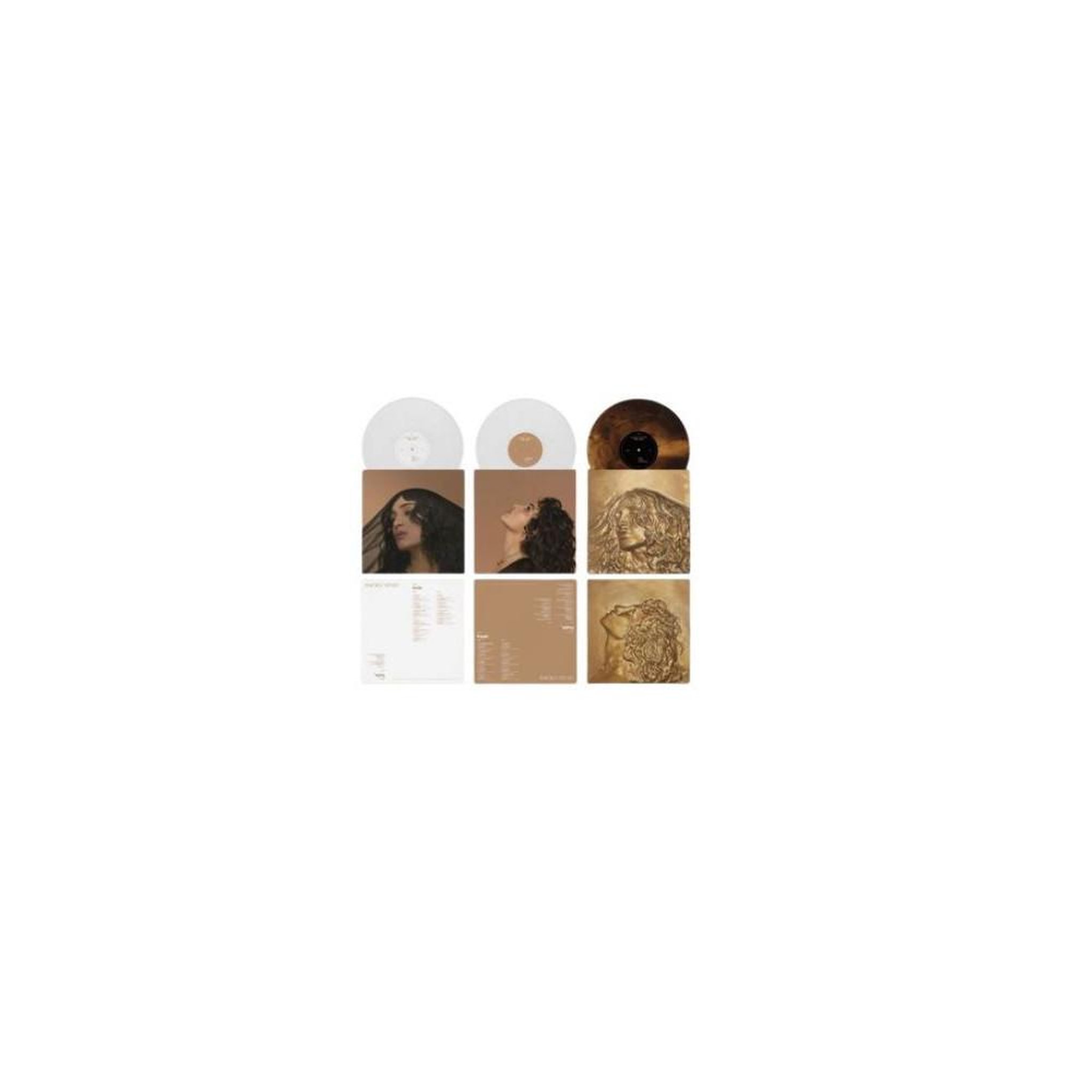 Vinyle triple coloré 3lp camélia jordana – facile x fragile +