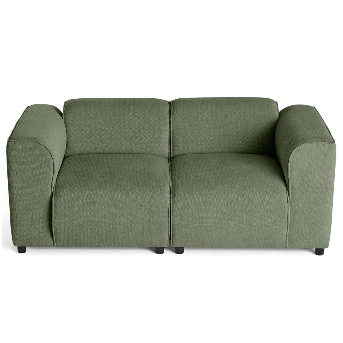 LISA DESIGN Suaro - canapé modulable 2 places en tissu texturé