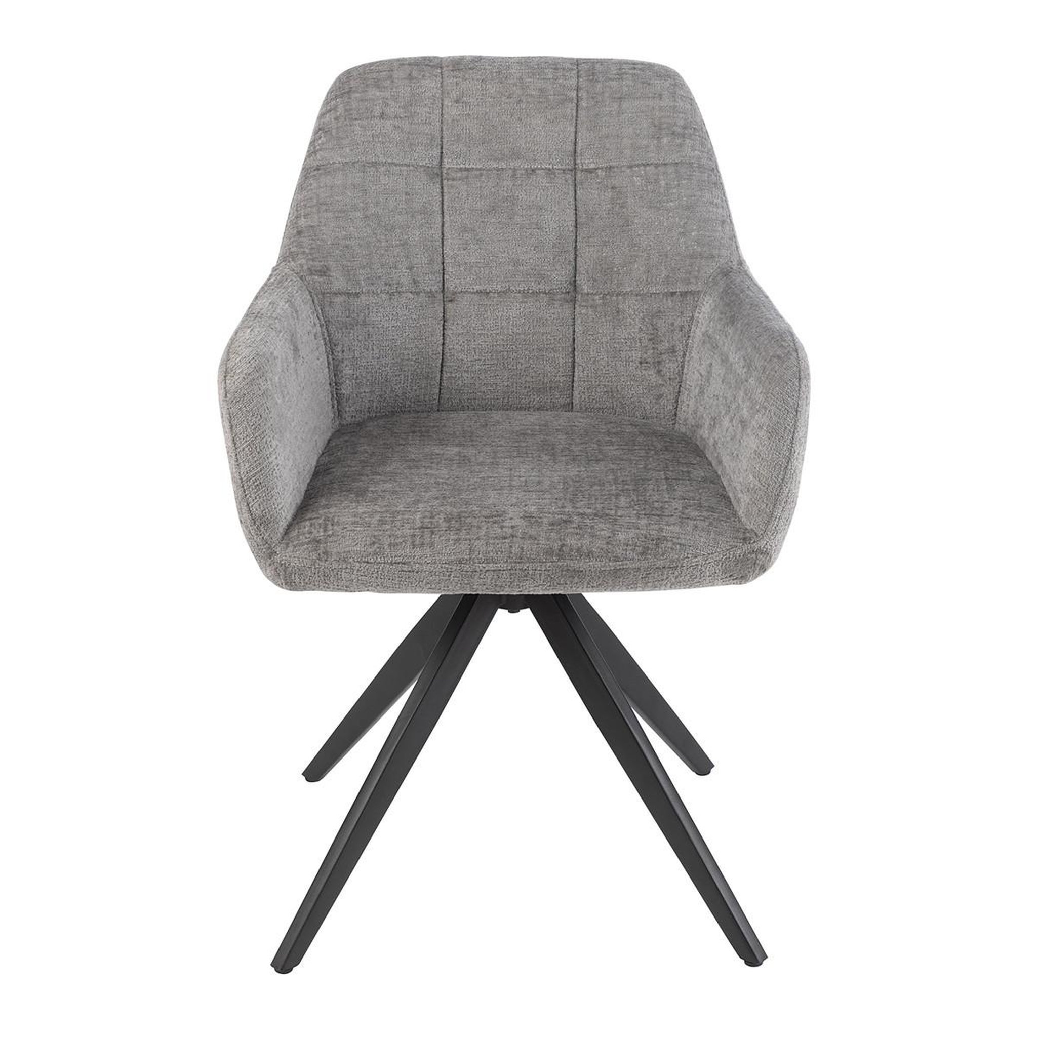 Voir la diapositive 2 : J-LINE Chaise design  louna  85cm gris