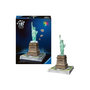 Voir la diapositive 3 : RAVENSBURGER Puzzle 3D Iconics Statue de la Liberté illuminée – Ravensburger – Adulte – Haute qualité