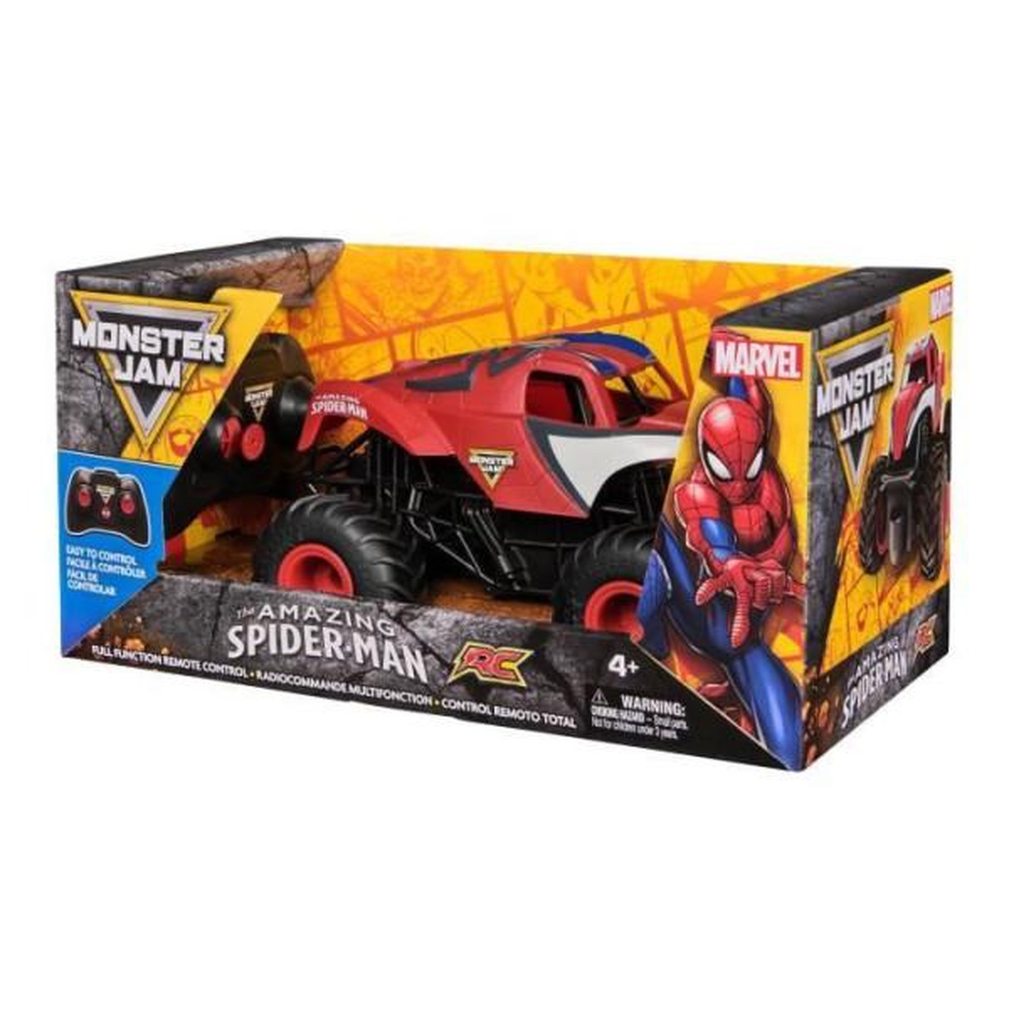 Voir la diapositive 2 : Marvel Véhicule rc - spider-man - 1:64 - monster jam