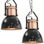 Voir la diapositive 2 : VIDAXL Plafonniers 2 pcs Noir Rond E27