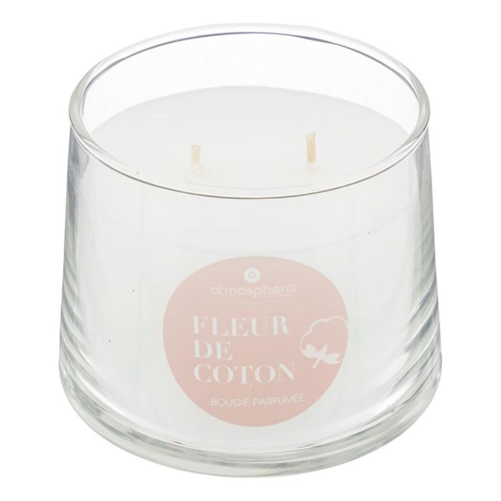 ATMOSPHERA Bougie parfumée en verre  izor  300g fleur de coton