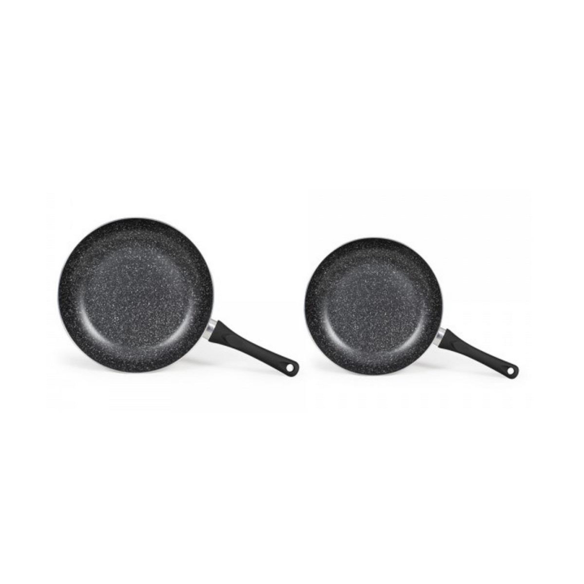 Voir la diapositive 3 : LIVOO Lot de 2 poêles antiadhésif 24/28cm gris - men124gr