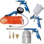 Voir la diapositive 1 : SCHEPPACH Kit 8 accessoires pour compresseur