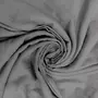 Intemporel Parure housse de couette en microfibre lavée 140x200 cm BOHEME gris, par Soleil d'Ocre