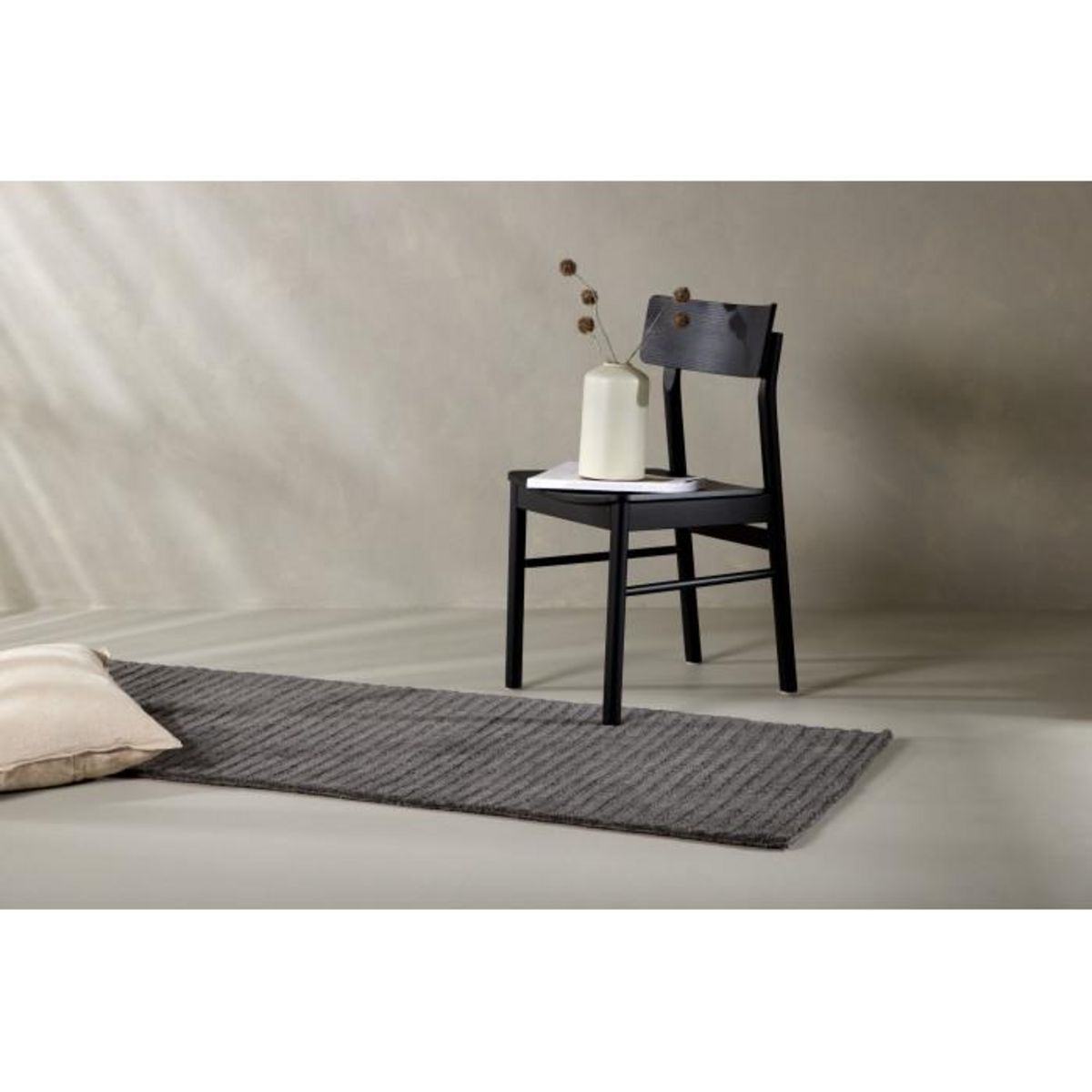 Paris Prix Tapis Design  Milton  70x200cm Gris