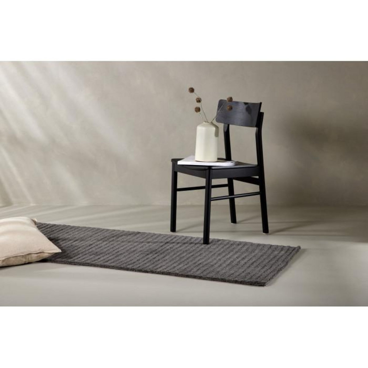 Paris Prix Tapis Design  Milton  70x200cm Gris