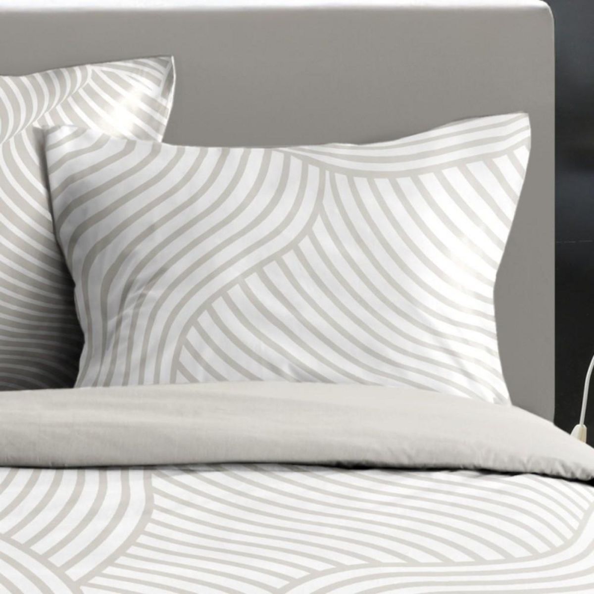 STOF Housse de couette 260x240 TORY + 2 taies coton 57 fils