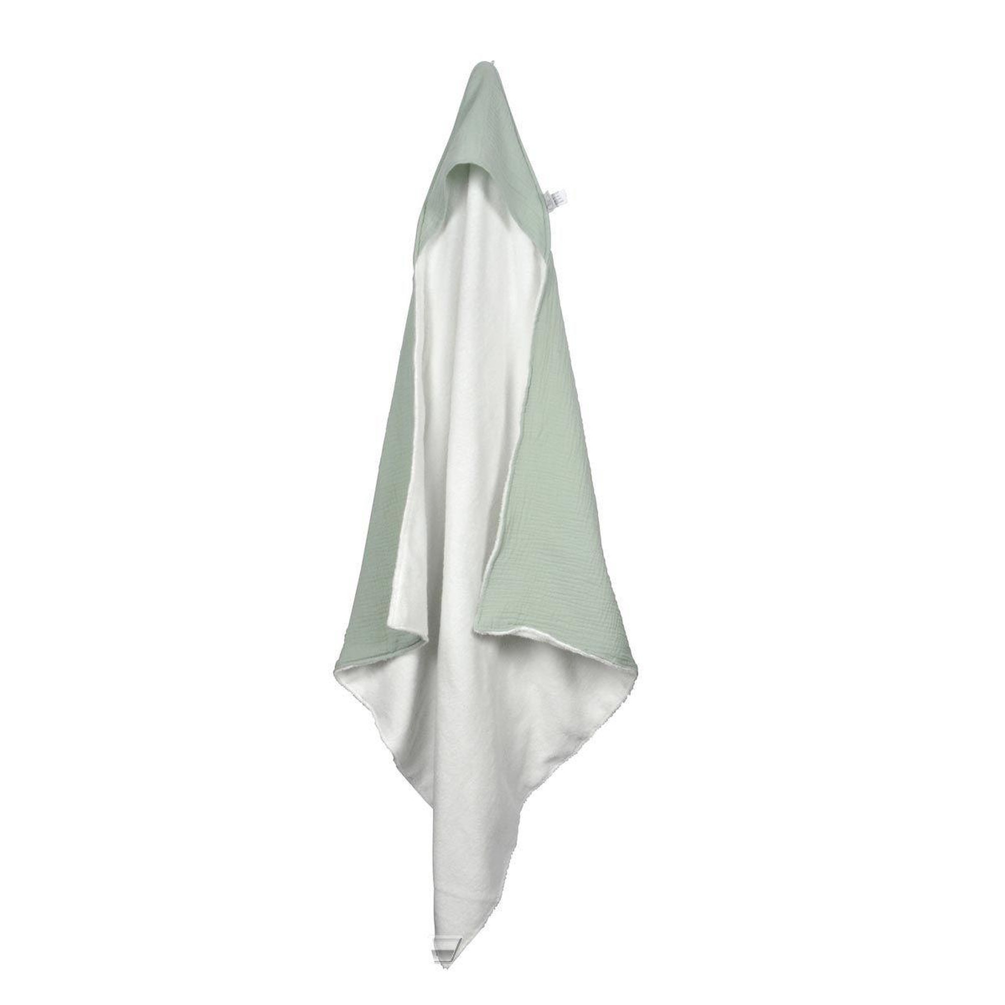 BEBE DOUCEUR Cape de Bain Bébé  Absorbant  75x75cm Vert Céladon