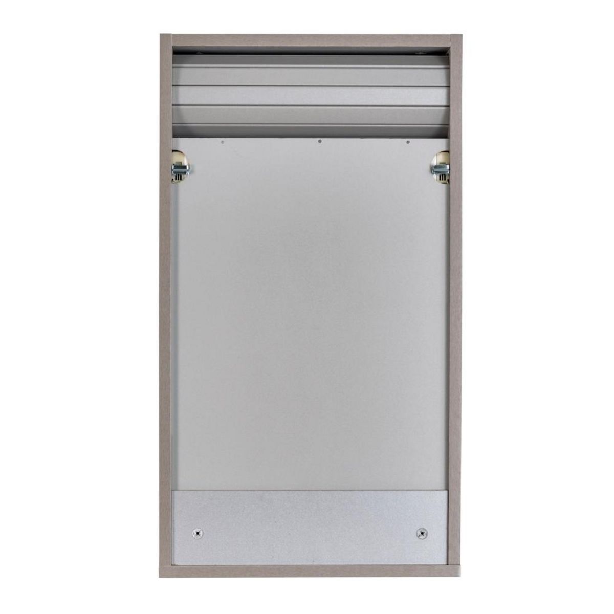 Rangement de cuisine à rideau coloris aluminium L40 cm - COOKING