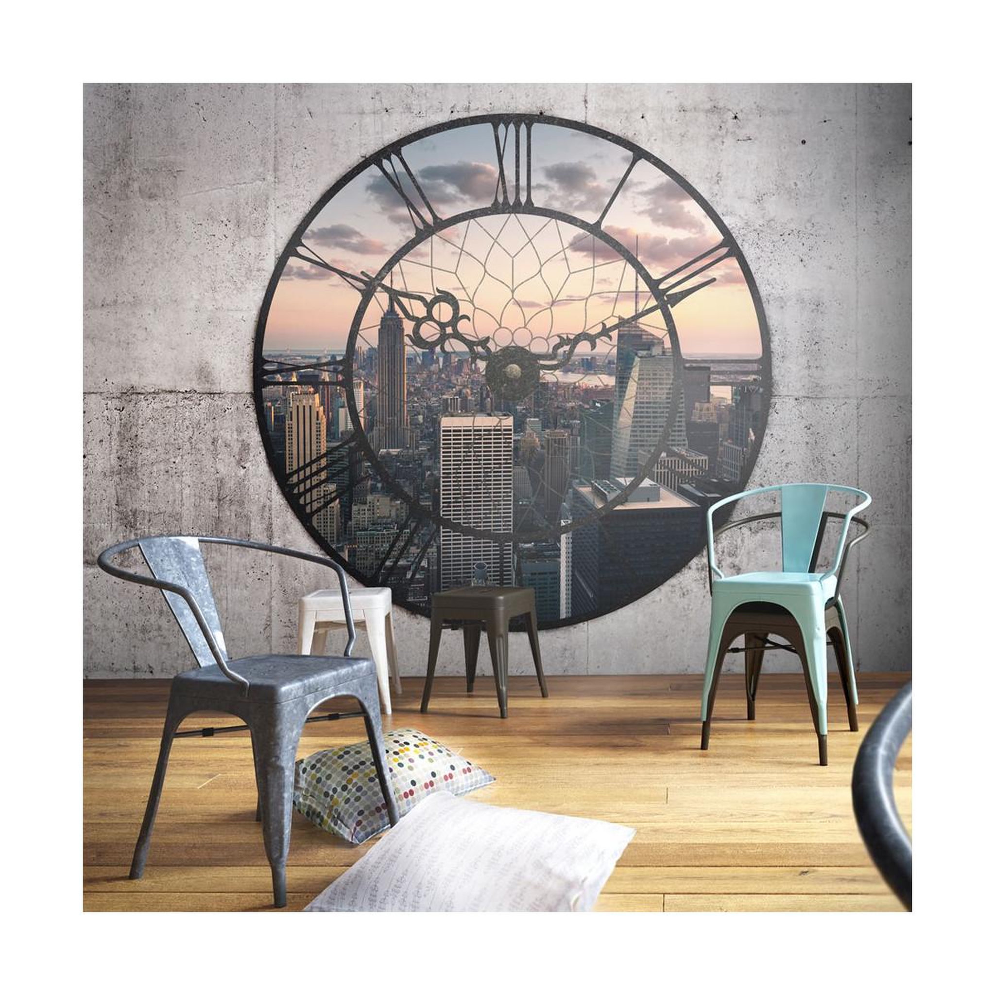 Paris Prix Papier peint  nyc time zone ii  450x270cm