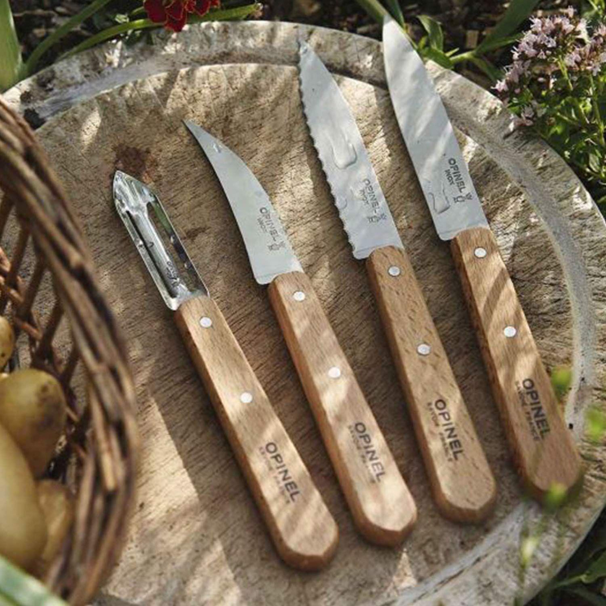 Voir la diapositive 2 : Opinel Coffret 4 couteaux essentiels opinel