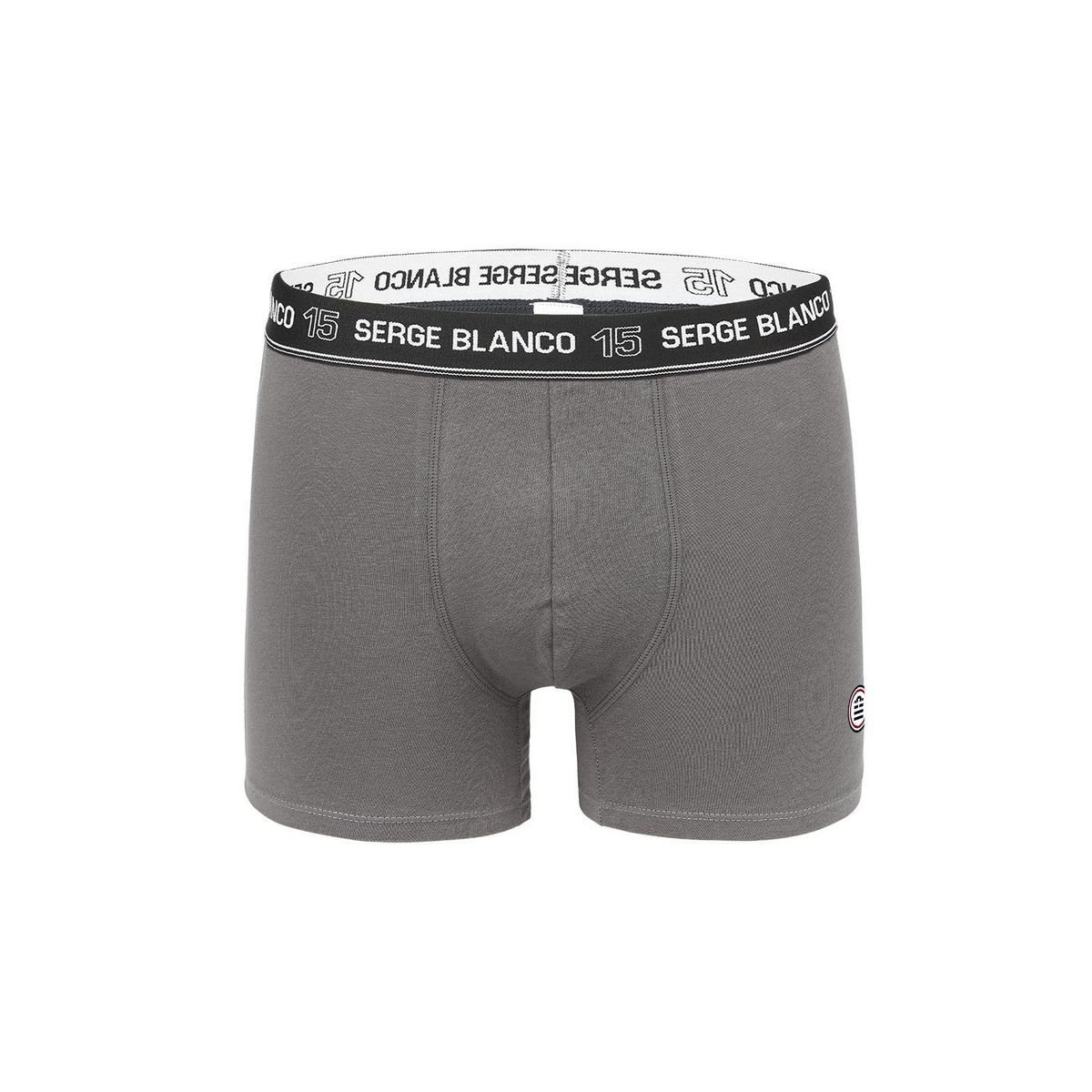SERGE BLANCO Lot de 2 Boxers homme avec surpiqûres Class