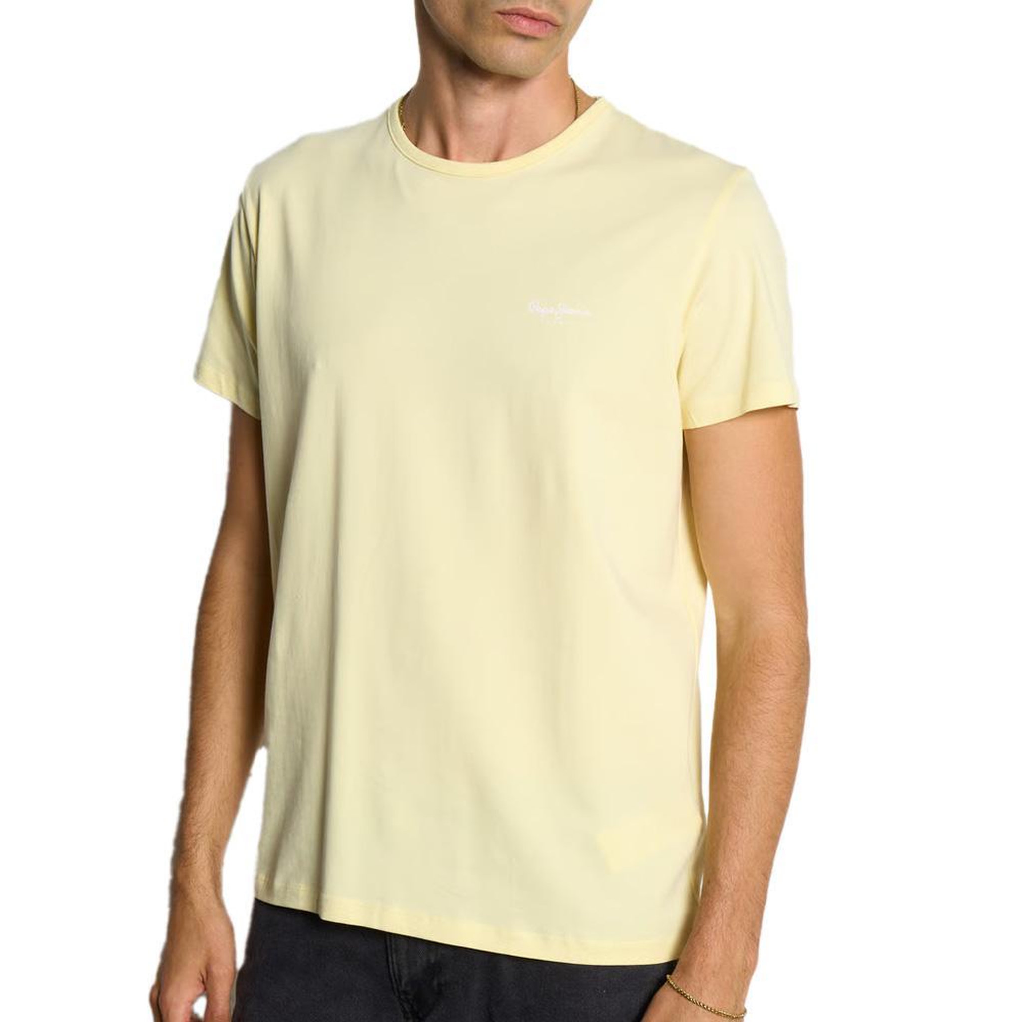 Voir la diapositive 1 : Pepe Jeans T-shirt Jaune Homme Pepe Jeans Original Basic PM508212