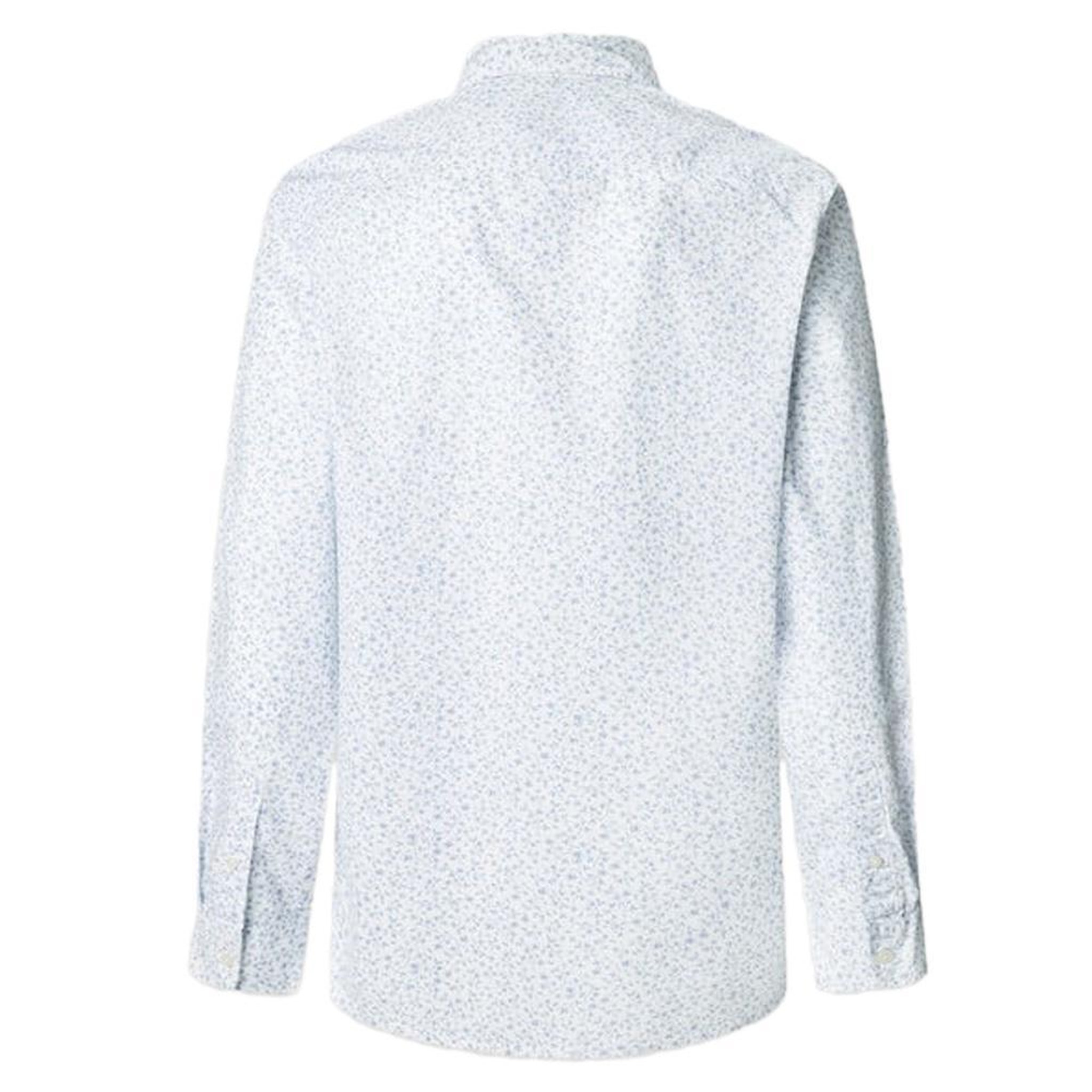 Voir la diapositive 3 : Pepe Jeans Chemise blanc/bleu homme pepe jeans anson