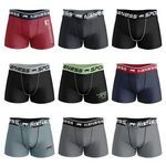 Airness AIRNESS Lot de 3 Boxers homme en coton Best Of Surprise. Coloris disponibles : Gris