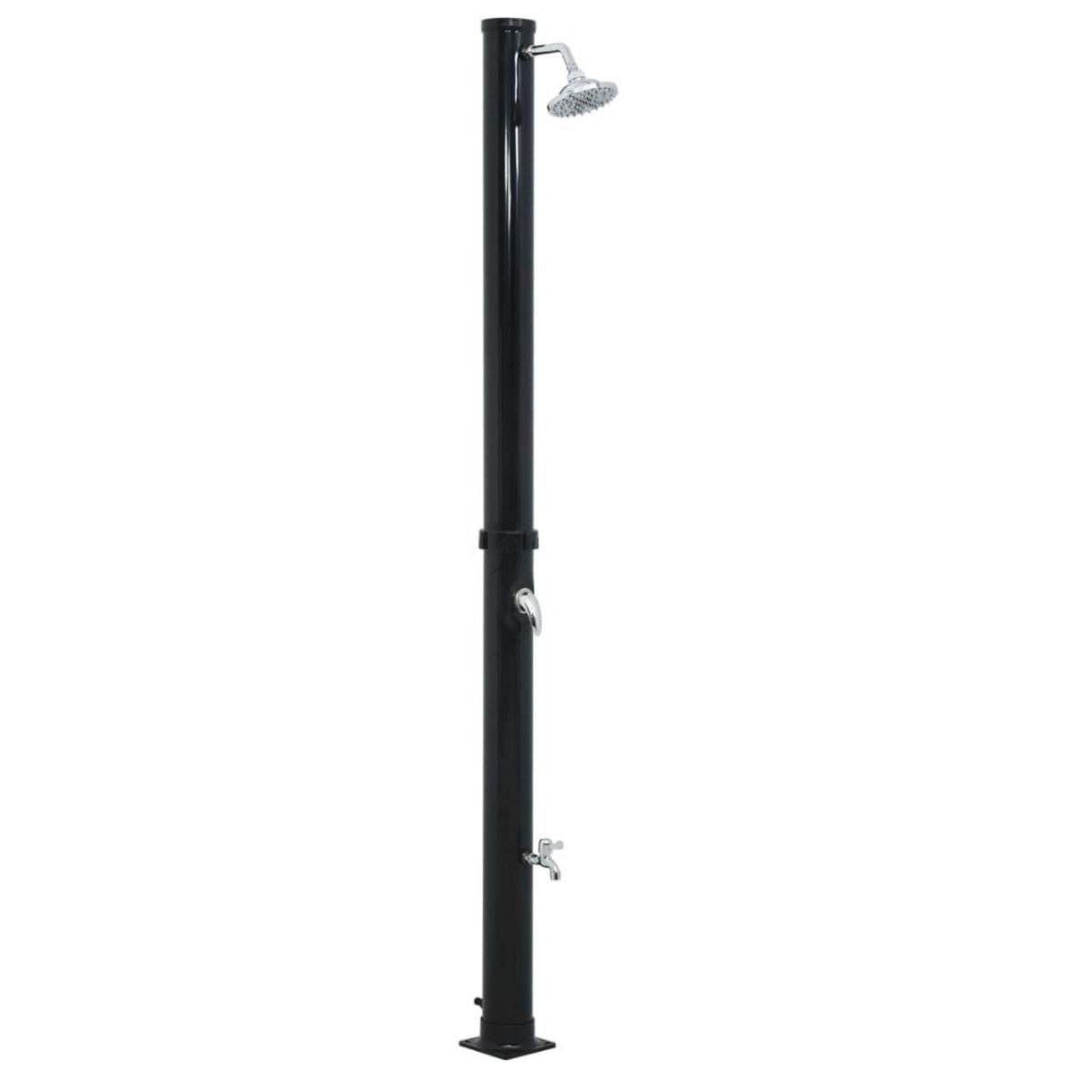 VIDAXL Douche solaire Noir 220 cm 20 L