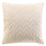 Paris Prix Housse de Coussin en Velours  Daisy  40x40cm Naturel