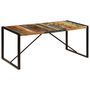 Voir la diapositive 1 : VIDAXL Table de salle a manger 180x90x75 cm Bois de recuperation
