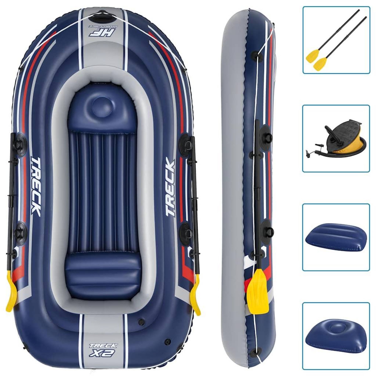BESTWAY Bestway Canot pneumatique avec 2 rames et pompe Hydro-Force 255x127 cm